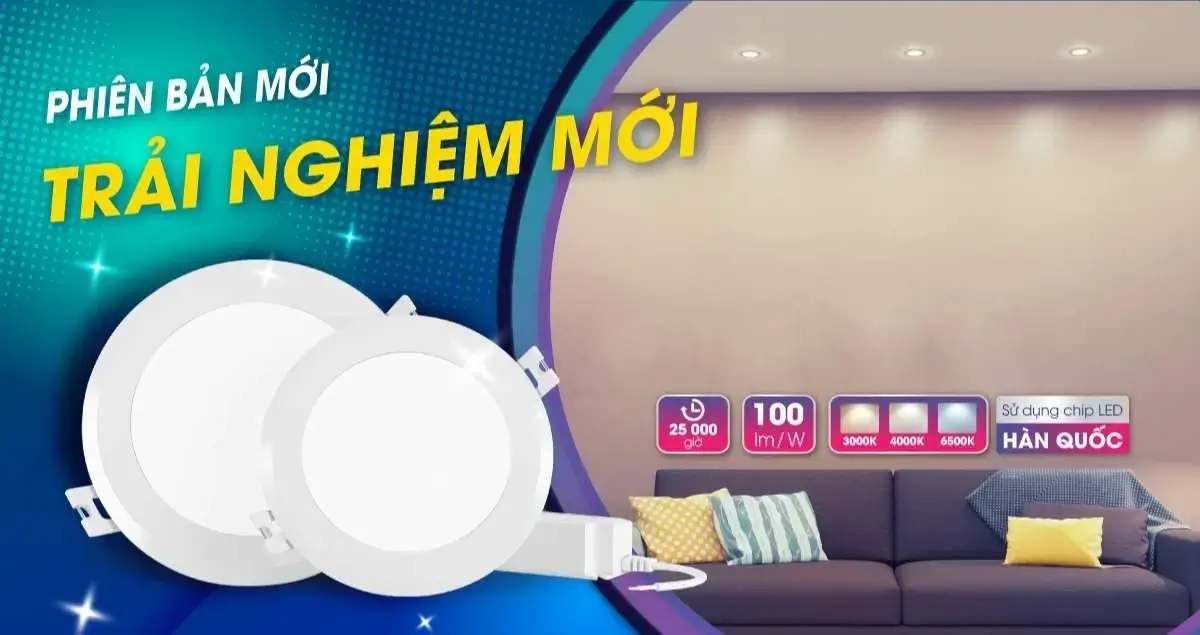 Đèn Downlight Rạng Đông banner