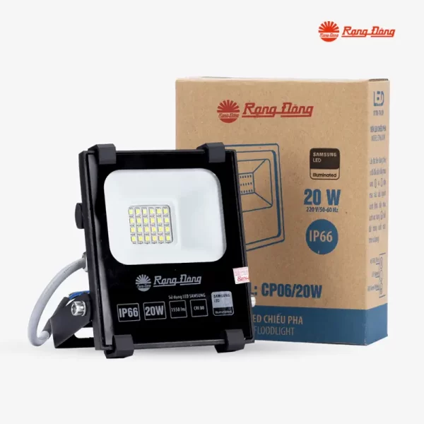 Đèn pha LED 20W Floodlight Rạng Đông CP06